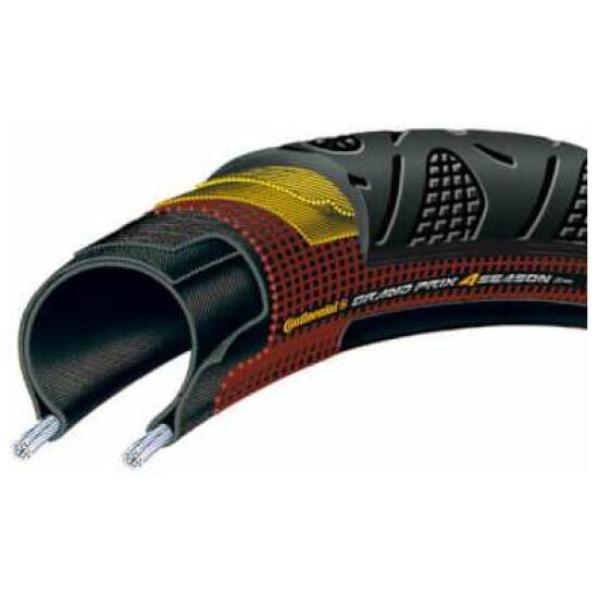 Continental Buitenband 28 race vouw Conti GrandPrix 4 season zwart/zwart Zwart/Bruin - Afbeelding 4