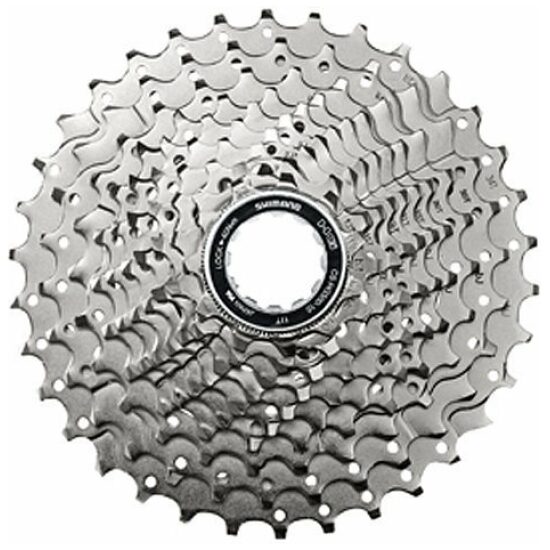 Shimano 10v Cassette 10V 11/34T Shim HG500 11,13,15,17,19,21,23,26,30,34T Zilver