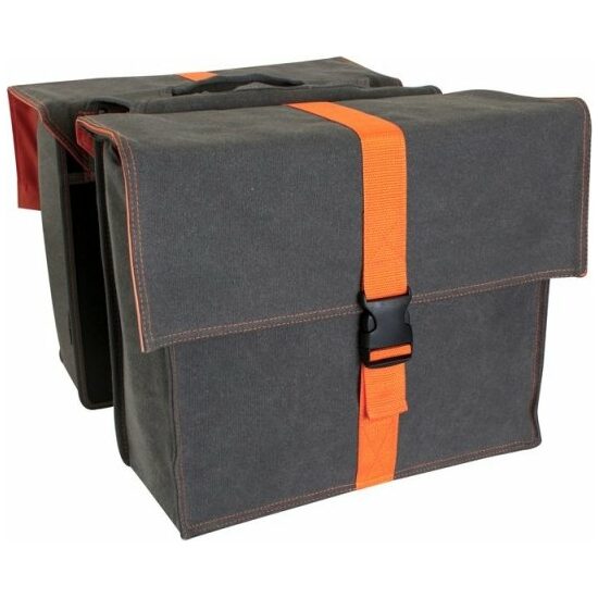 Fastrider Tas dubbel FR Melange Fluo orange/grey 34.5ltr 37x31x15 0914 - Afbeelding 5