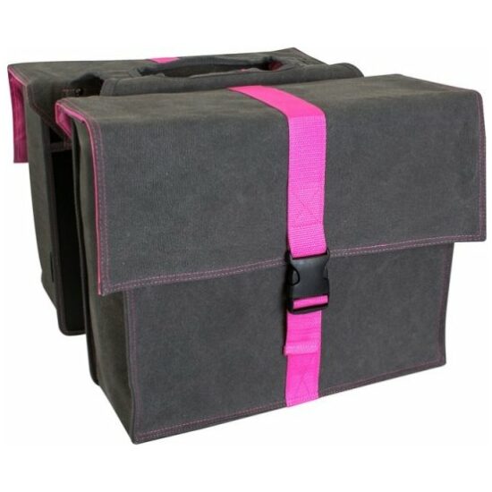 Fastrider Tas dubbel FR Melange Fluo pink/grey 34.5ltr 37x31x15 0919 - Afbeelding 5