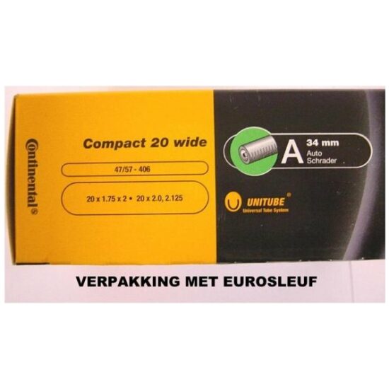 Continental BIB 20X190-2.125 CO AV (40) ZWART