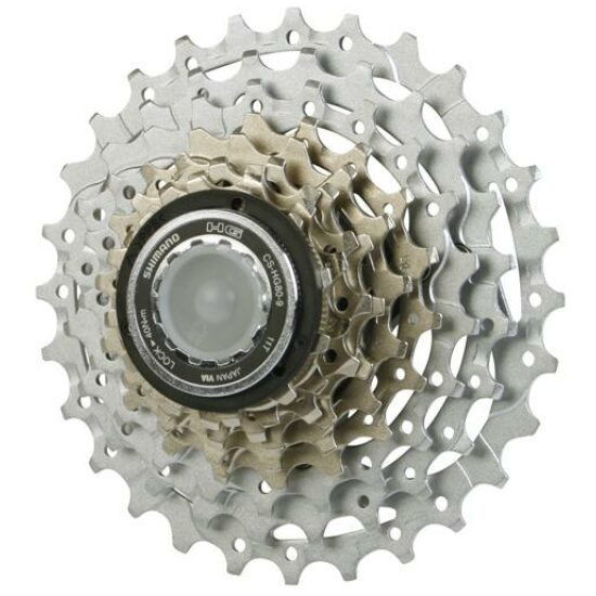 Shimano Cassette 9V 11/28 Shim HG80 11-12-13-14-16-18-21-24-28T ZILVER