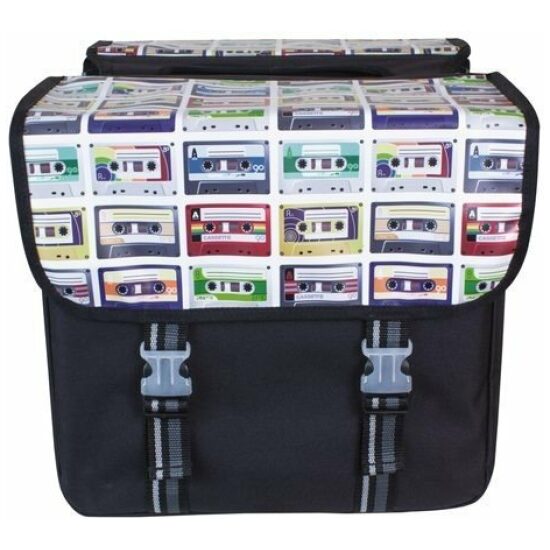 Fast Rider Tas dubb FR 201301 Hifi Cassette zwart inh.33ltr 31.5x34.5x15cm