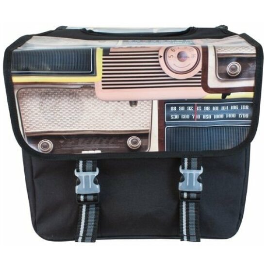 Fast Rider Tas dubb FR 201311 Hifi Radio zwart inh.33ltr 31.5x34.5x15cm