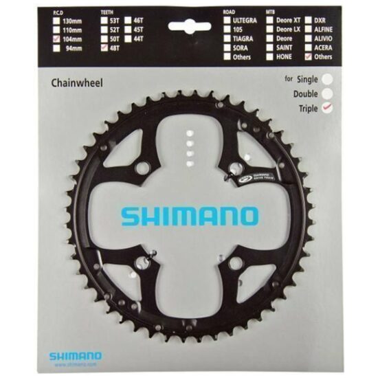 Shimano Kettingblad 48T Alivio ZWART