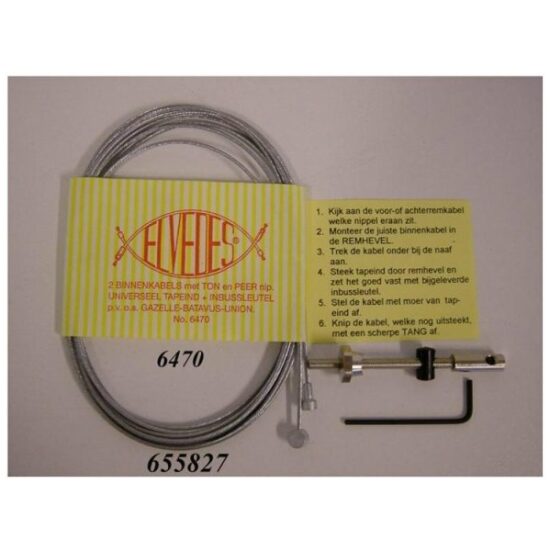 Xlc KABEL TROMMEL A/V BINNEN 2 KABEL UNIV 6470