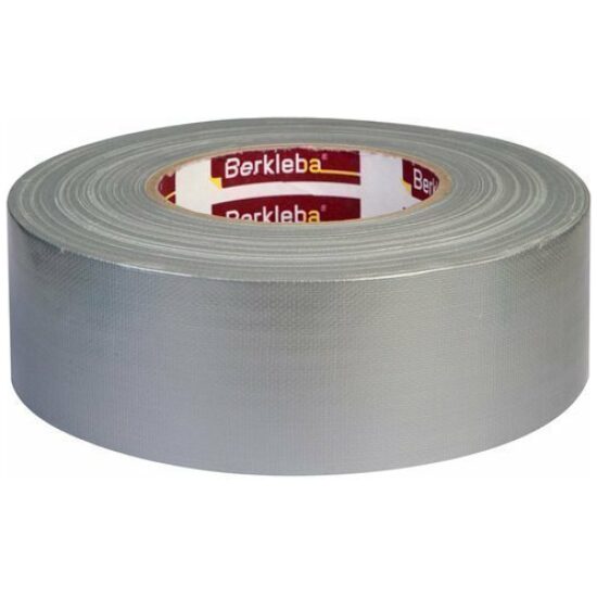 Berkleba Tape linnen 50mm x 25mtr zandstraaltape Berkl rol Grijs