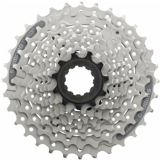 Shimano 9v Cassette 9V 11/32T Shim CS-HG201 11,13,15,17,19,21,24,28,32T ZILVER