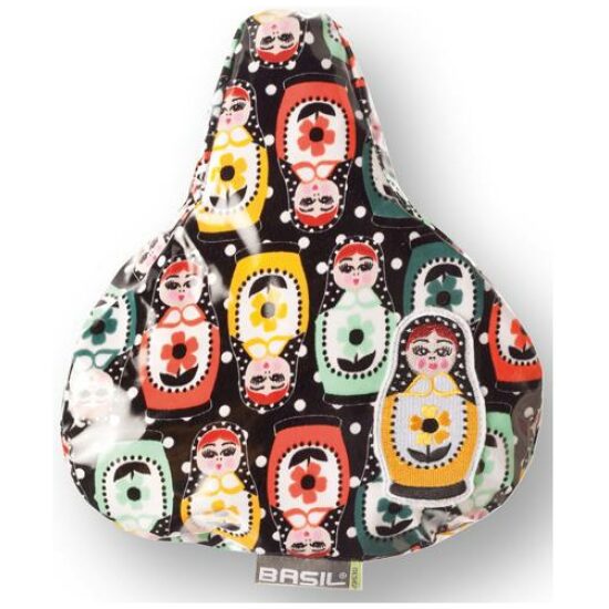 Basil ZADELDEK BAS BABOUSHKA ALLOVER Zwart / Rood / Geel