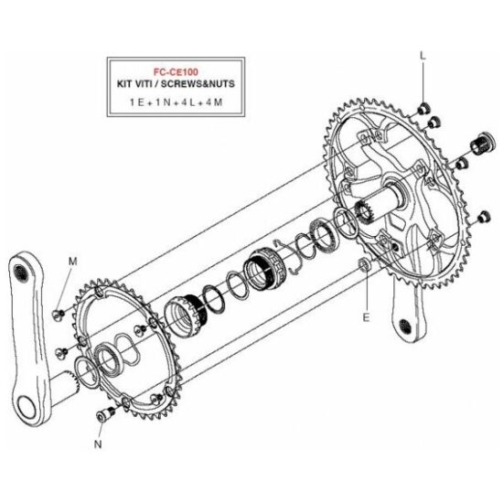 Campagnolo CENTAUR CARBON ZWART