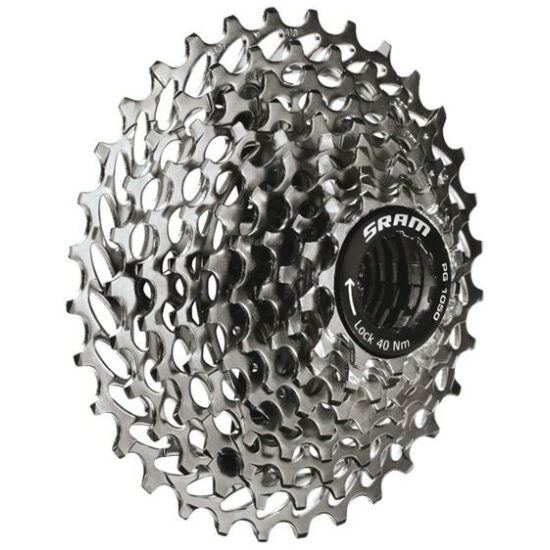 Sram pg-1050 cassette 10 speed ZILVER