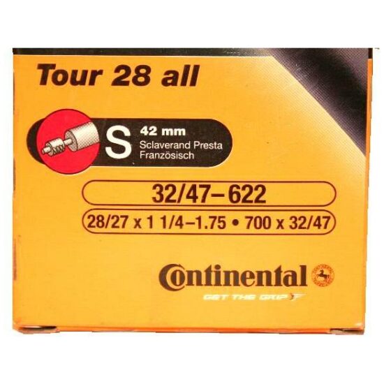 Continental BIB 28X11/4-13/8-175-200 CO SV (42) TOUR ALL ZWART