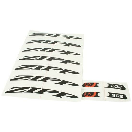 Zipp Transfer stickerset 202e sticker Zwart