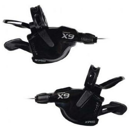 Sram VERSTELLERSET X9 TRIGGER 10V 3X10 GREY ZWART