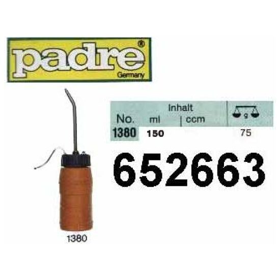 Padre GRS OLIEKAN M/HEVEL 150ML PVC ROOD