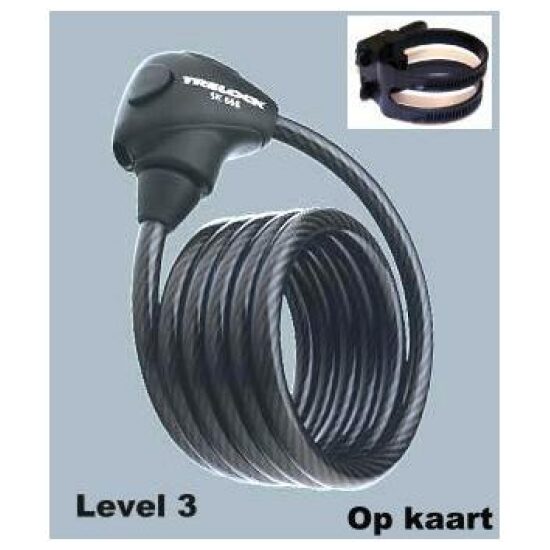 Trelock LEVEL3 MET HOUDER KRUL ZWART