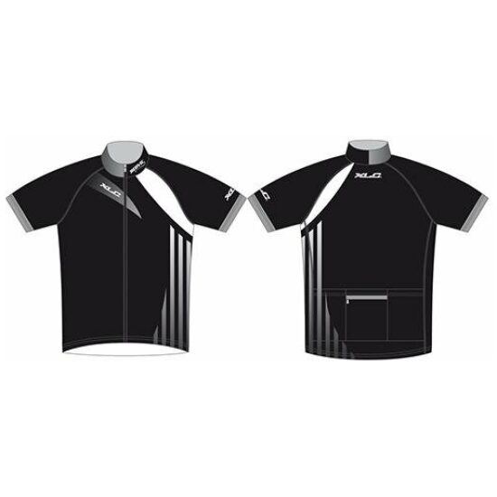 Xlc SHIRT PRO KM ZWART/WIT ZWART / WIT