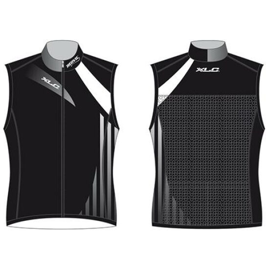 Xlc VEST PRO ZM WIND ZWART/WIT