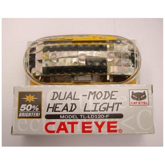 Cateye KOPLAMP LD120 3 LED BATT STUUR