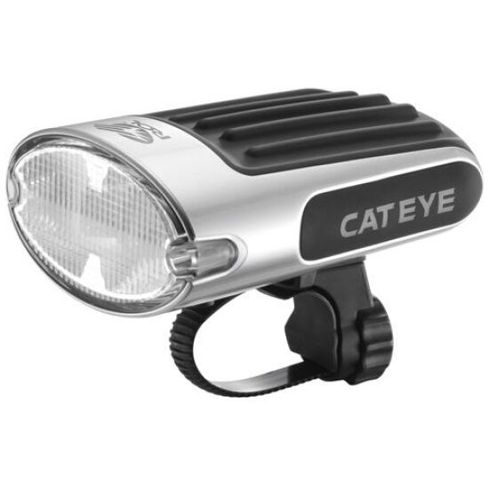 Cateye 2LED 3BRANDUREN OPLAADBAA ZILVER