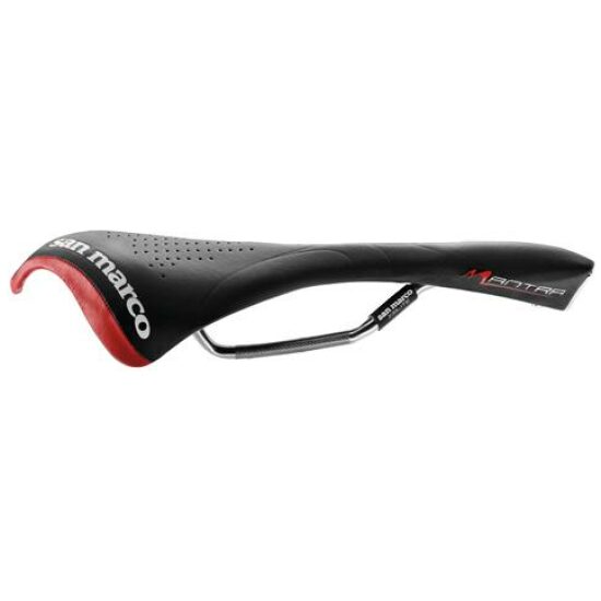 Selle San Marco ZADEL SM 2011 MANTRA RACING ZW/RO ZWART/ROOD