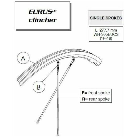 Campagnolo SPAAK CA EURUS ZI 2006 V WH-305EUCS