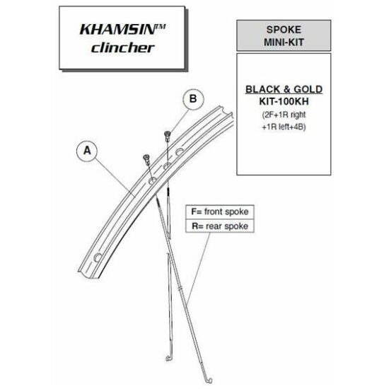 Campagnolo SPAAK CA KHAMSIN ZW 2008 V+A KIT-100KH