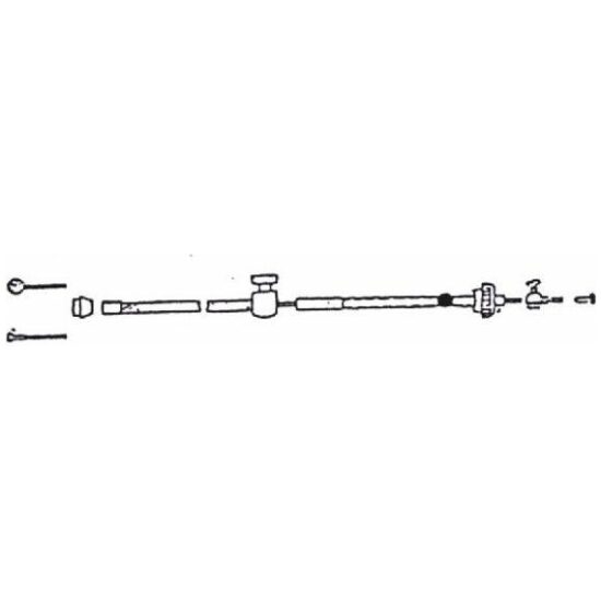 Xlc KABEL TROMMEL A 6269 UNIV TAP SCHR ZWART