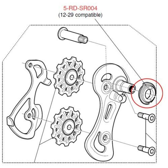 Campagnolo CASSD CA 11V OMBOUWSET 12-29 RD-SR004 DS A 5