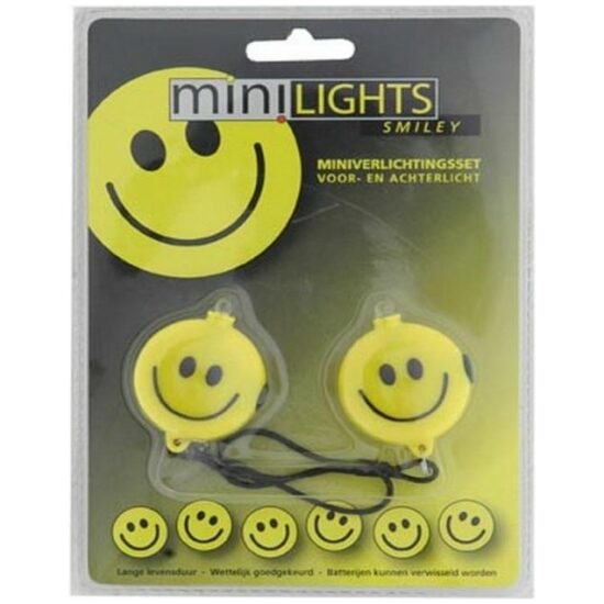 Minilights Lampset batt 1led Smiley 126.304