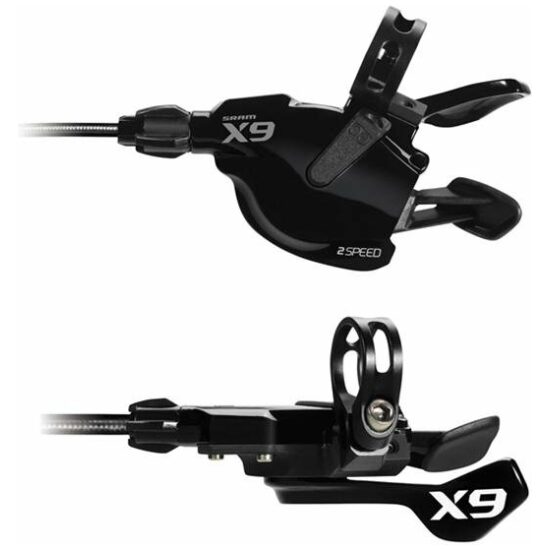 Sram VERSTELLERSET X9 TRIGGER 10V 2X10 GREY GRIJS