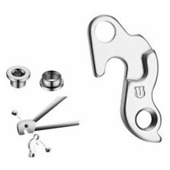 Union A.Derailleurpad GH-237 alu Zilver