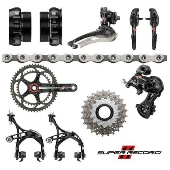 Campagnolo GROEP / ULTRA-TORQUE TITANIUM ZWART