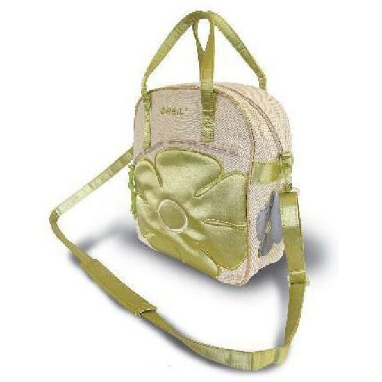 Basil TAS SHOPPER KIND JASMIN COTTON/GR 10L COTTON GREEN