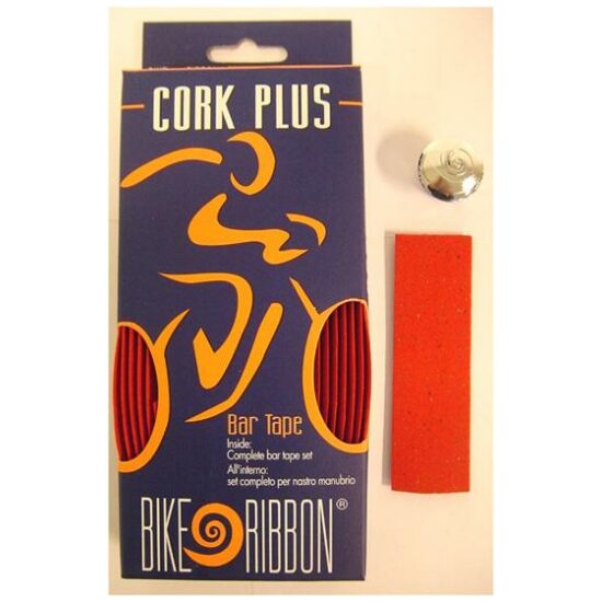 Bike Ribbon Stuurlint BR Cork Plus ROOD