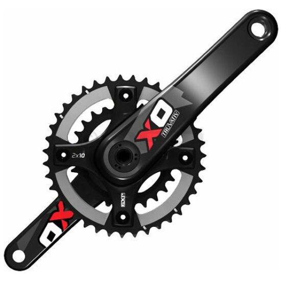 Sram CRANKSTEL X0 GXP 10V CB 175 26/39 RED Rood