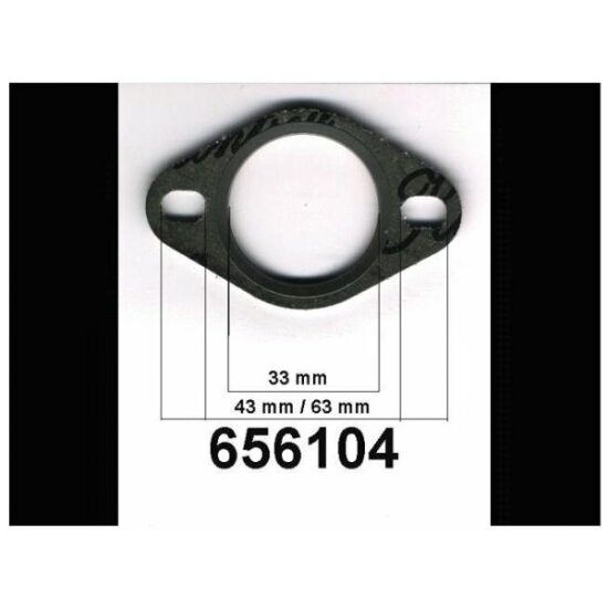 Bac Pakking uitlaat 18011 scooter flens m/ring 33mm hart-hart 53mm univ.II groot