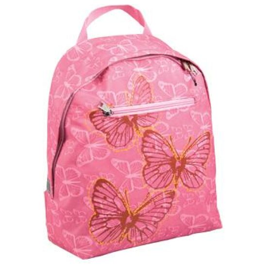 Xlc TAS RUGZAK KIND MAX GIRL BUTTERFLY ROSE M/HAAK Roze