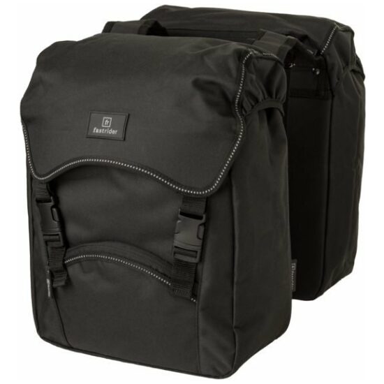 Fastrider Tas dubbel FR Unibag Traffic 28ltr 28x35x14 3501 Zwart