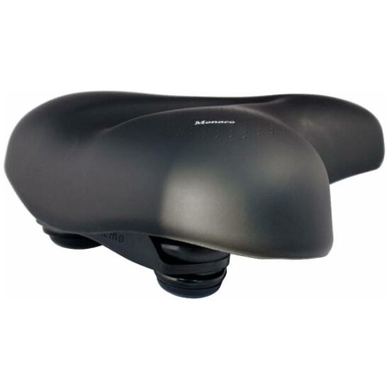 Selle San Remo Zadel Uni SSR Monaco HR-Foam Zwart - Afbeelding 2