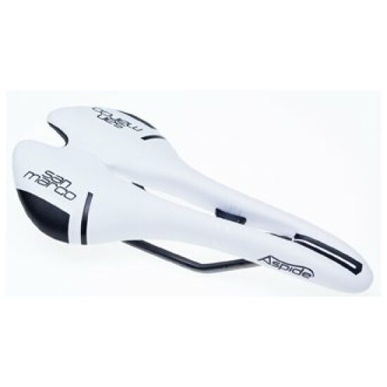 Selle San Marco ZADEL SM ASPIDE RACING OPEN WI WIT/ZWART