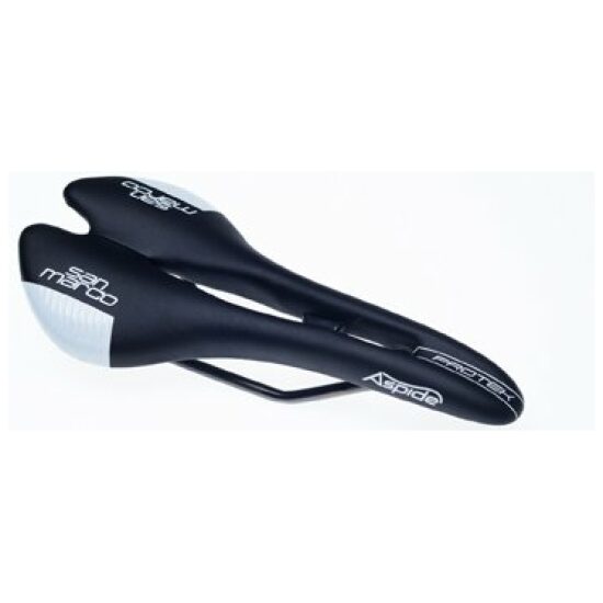 Selle San Marco ZADEL SM ASPIDE RACING PROTEK OPEN ZW Zwart/Wit