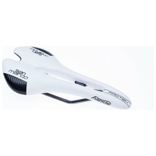 Selle San Marco ZADEL SM ASPIDE RACING PROTEK OPEN WI WIT/ZWART