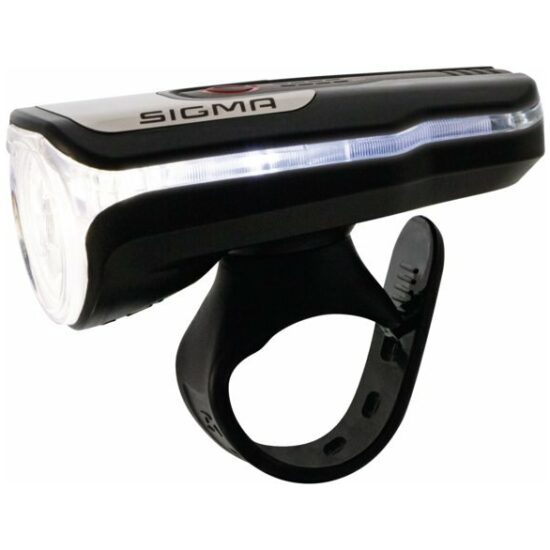 Sigma Koplamp accu Aura 80 led USB 20-80lux 17800 Zwart