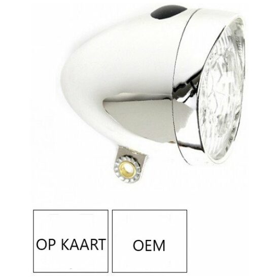 Catch It Koplamp batt Cath-it 3-led retro 1505810 Chroom - Afbeelding 2