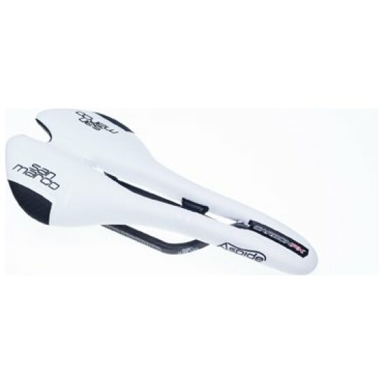 Selle San Marco ZADEL SM ASPIDE CARBON FX OPEN WI Wit/Zwart