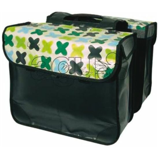 Cordo Tas dubbel fiora print lime