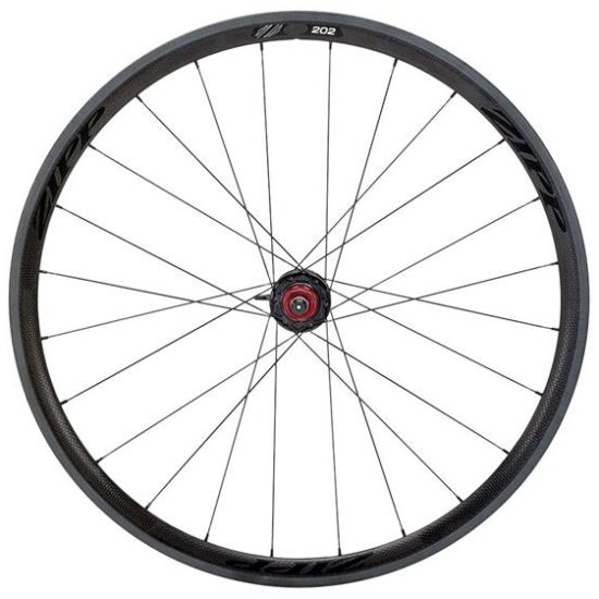 Zipp Wiel a 202 carbon clincher 24 spk sram body b Zwart