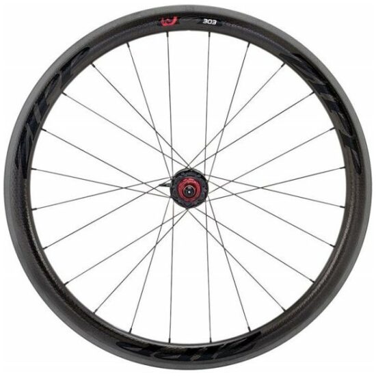 Zipp Wiel a 303 carbon clincher 24 spk sram body b Zwart