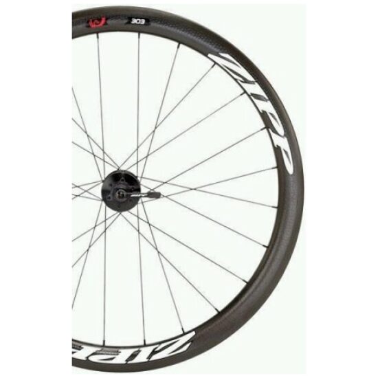 Zipp Wiel a 303 tubular disc 10/11 sp 24 spaaks sr Zwart